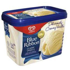 Streets Blue Ribbon Ice Cream Vanilla 2L