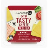 Community Co Cheese Extra Tasty Slices 250g
