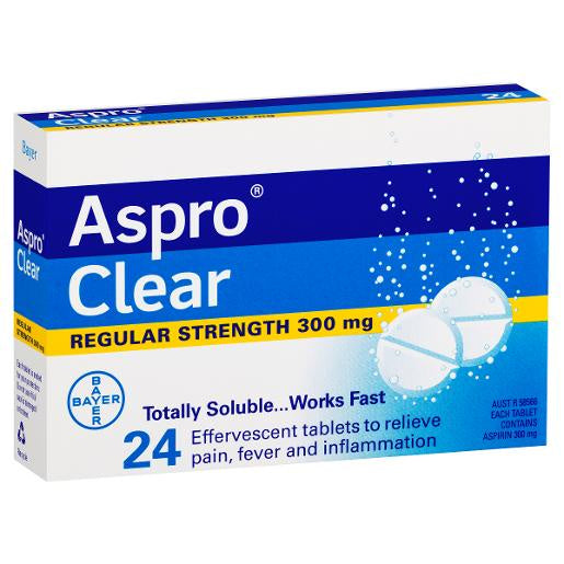 Aspro Clear Soluble Tablets 24pk