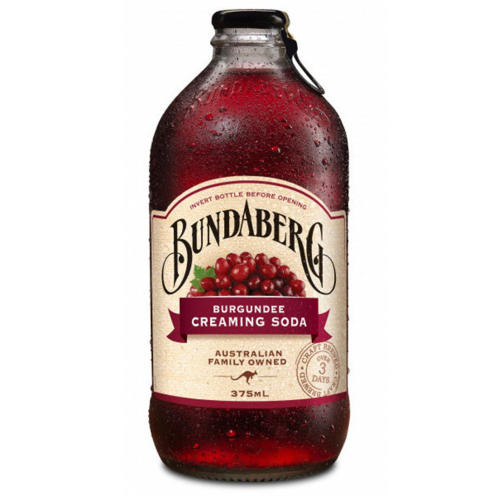 Bundaberg Burgundee Creaming Soda Bottle 375ml