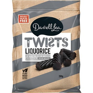 Darrell Lea Liquorice Twists 280g