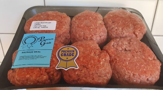 Fresh Beef Burger Patties 2pk