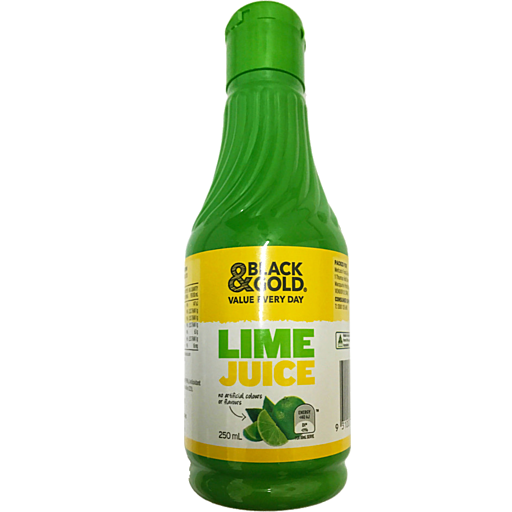Black & Gold Lime Juice Bottle 250g
