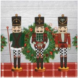 Manor Road Cocktail Napkins The Three Nutcrackers 20 Pk