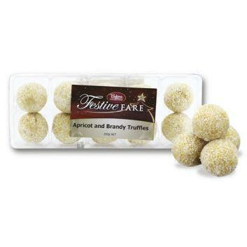 Bakers Collection Apricot & Brandy Truffles 10pk