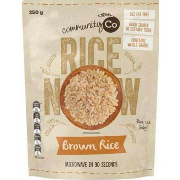 Community Co Brown Microwave Rice 250g