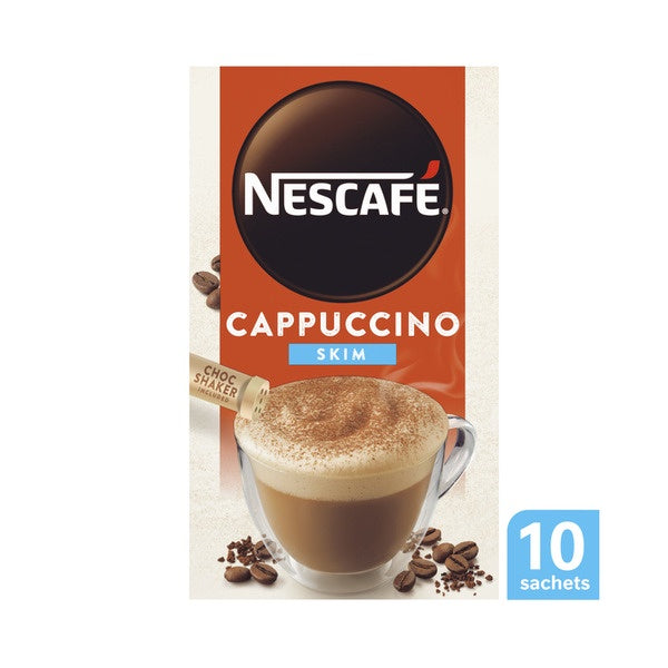 Nescafe Cappuccino Skim Sachet 10pk