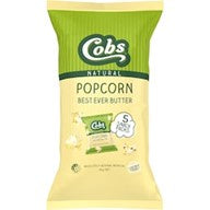 Cobs Natural Popcorn Best Ever Butter 5 Pack