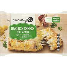 Community Co Garlic & Cheese Pull Apart Bread 350g