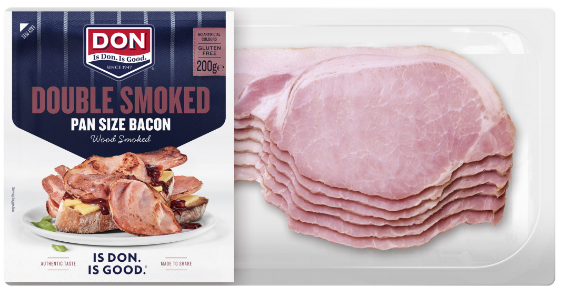 Don Double Smoked Pansize Bacon 200g