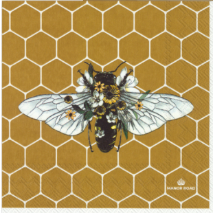 Manor Road Luncheon Napkins Honeycomb 20pk