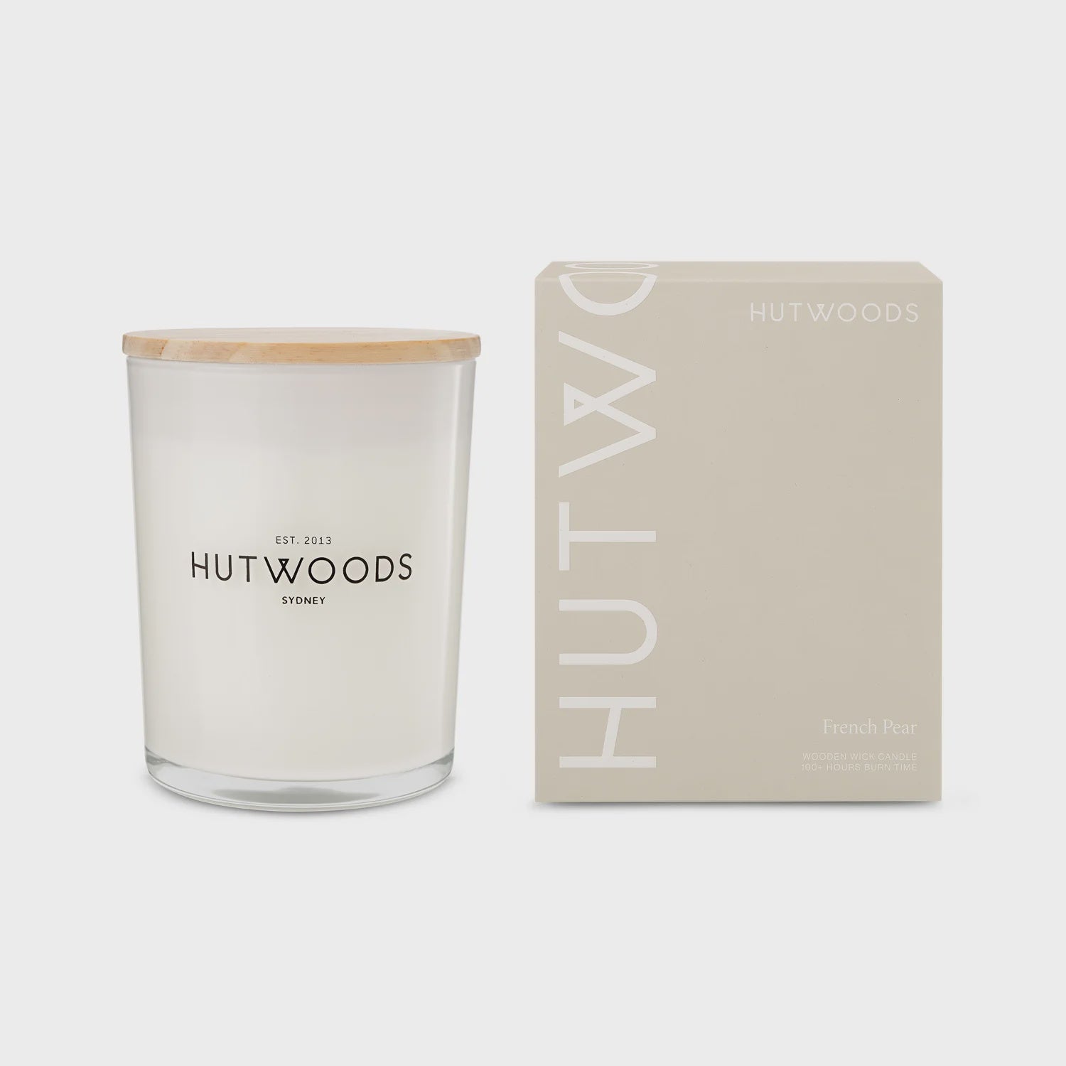 Hutwoods Candle French Pear 100+ Hours Burn Time