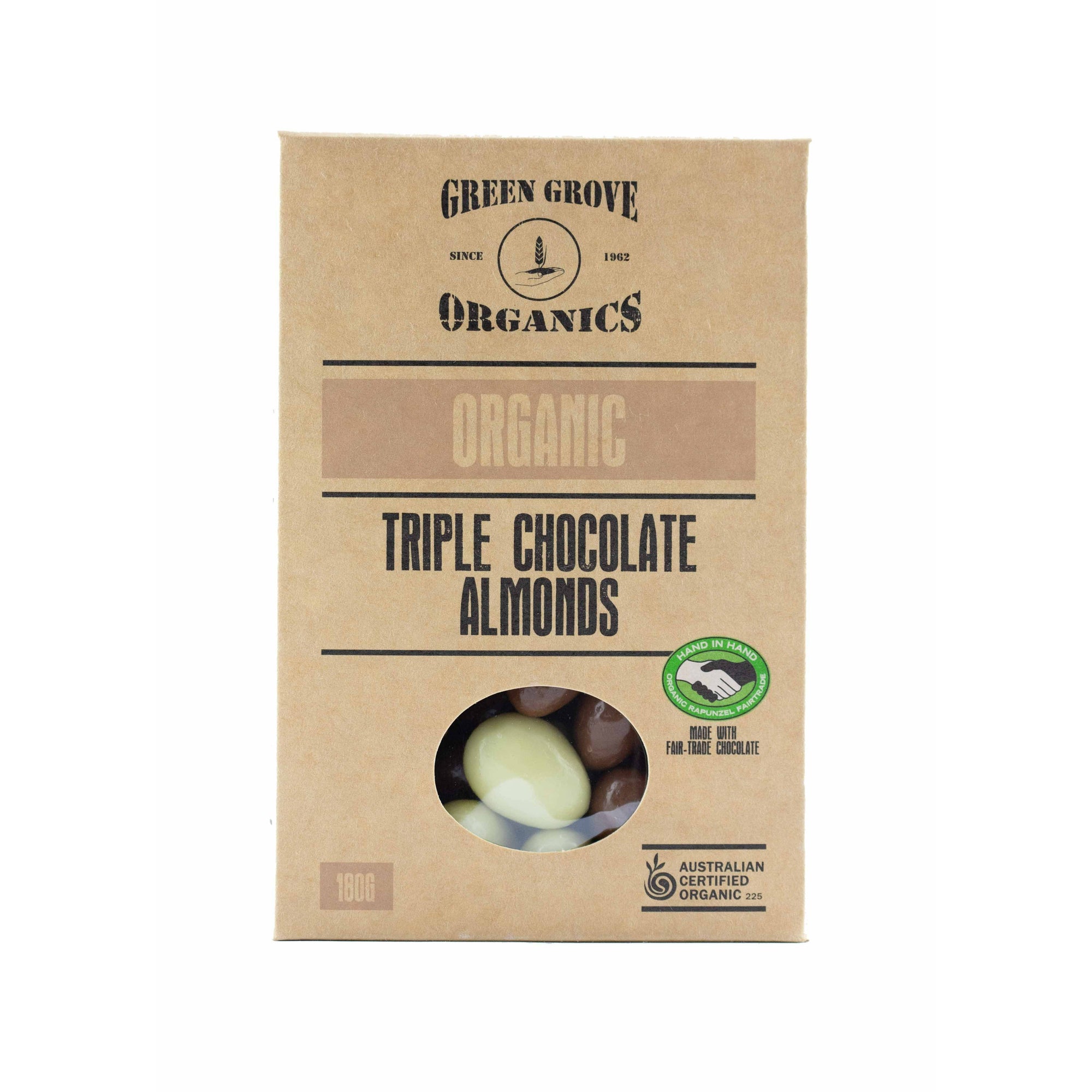 Junee Triple Choc Almonds 180g