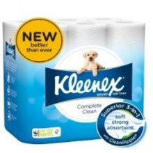 Kleenex Toilet Tissue Clean Ripple 12pk