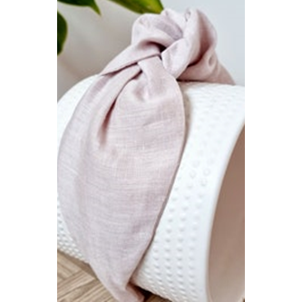 Linen Knotted Headband Musk