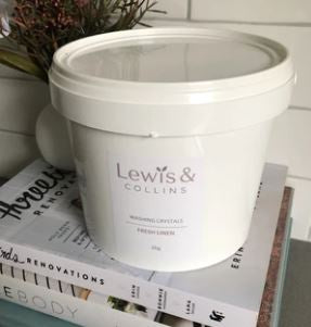 Lewis & Collins Washing Crystal- Fresh Linen -2kg
