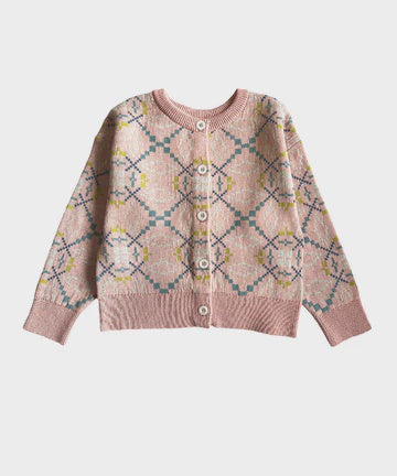 Mabli Meillion Cardigan Petal 6m (Nena Registry)