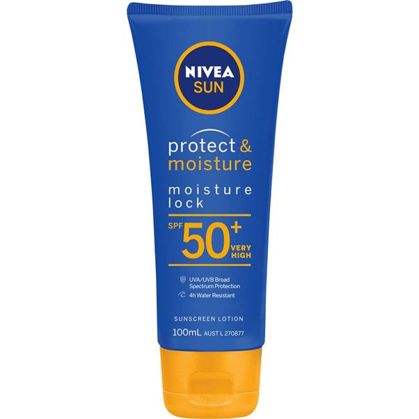 Nivea Sun Protect & Moisture Sunscreen Lotion SPF50+ 100ml