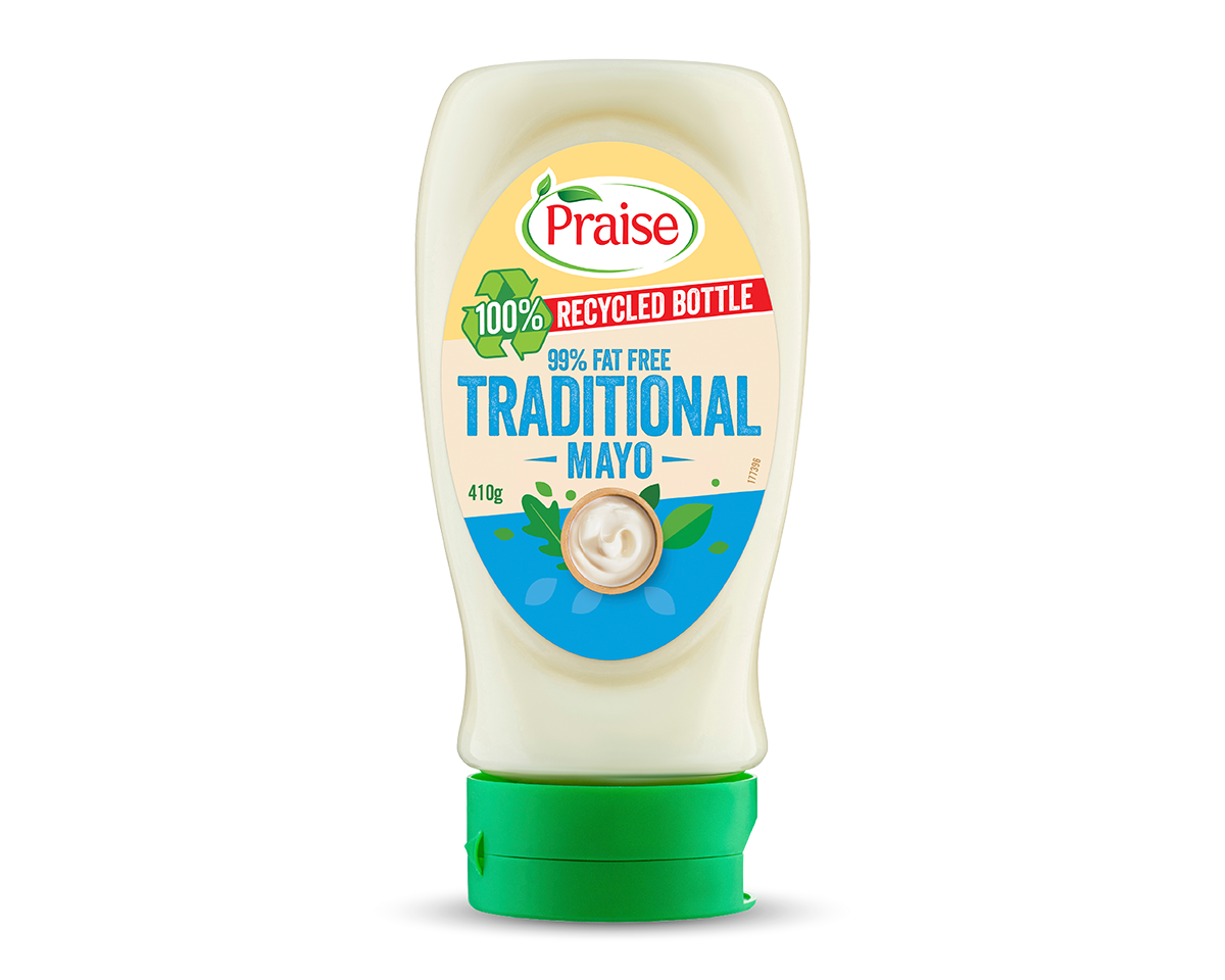 Praise Traditional Creamy Mayonnaise 99% Fat Free 410g