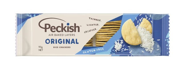 Peckish Thins Rice Crackers Original 90g