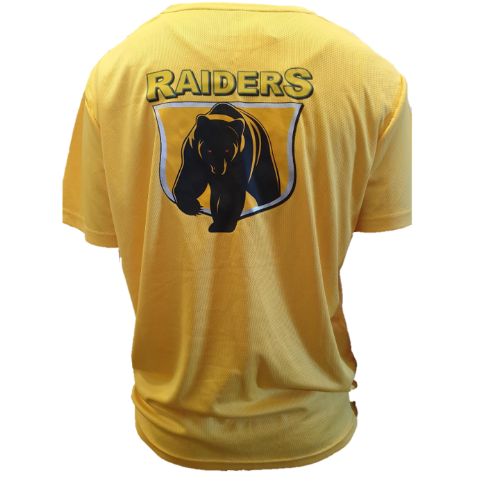 House Team Sport Tshirt Raiders Yellow
