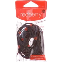 Redberry Hair Elastic Large Brown 24pk