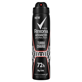 Rexona Men's Advanced Protection Turbo Charge Deodorant 220ml