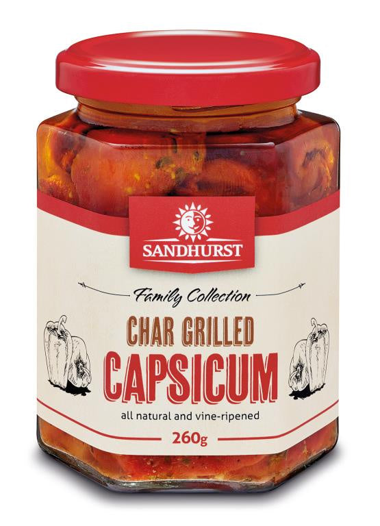 Sandhurst Char Grilled Capsicums  260g