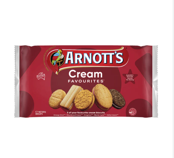 Arnott's Assorted Cream Favourites 500g