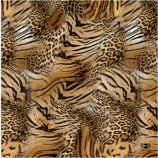 B & Y Leopard Square Wax Paper 20pk