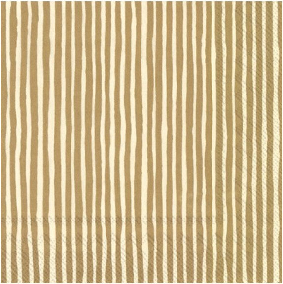 Marimekko Gold Stripe Luncheon Napkin