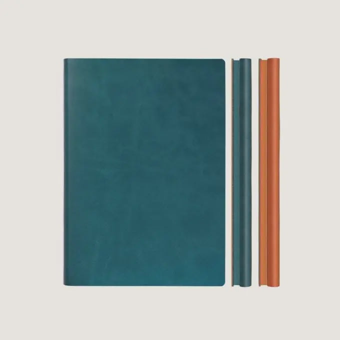 Signature Duo Notebook - Green & Orange