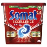 Somat Excellence 4 in 1 Dishwasher Capsules 45pk