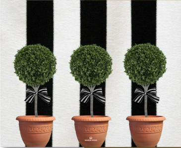 Topiary Paper Placemat - 30 sheets