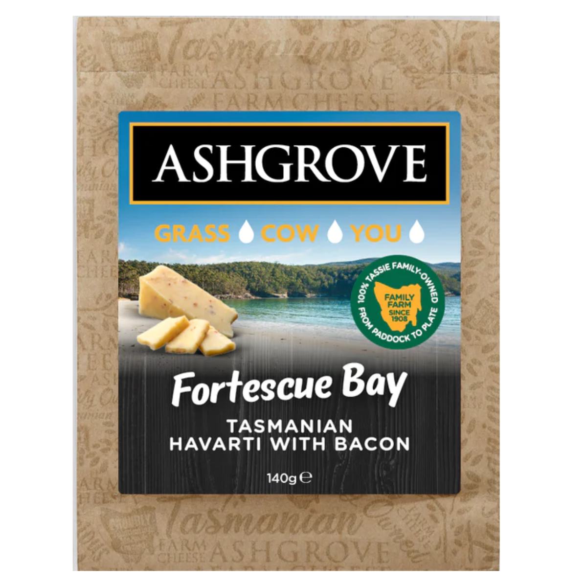 Ashgrove Tasmania Havarti with Bacon 140g