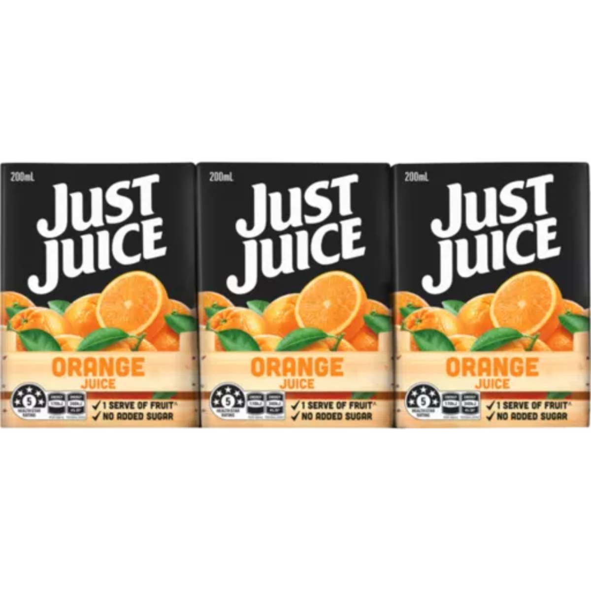 Just Juice Orange Juice 6 x 200ml