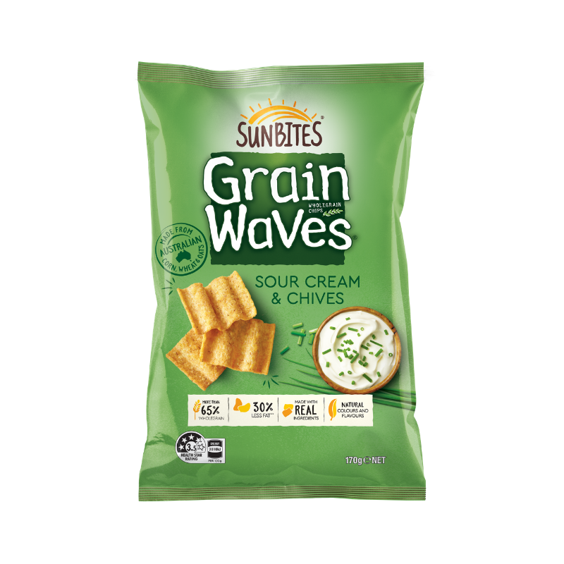 Grainwaves Sour Cream & Chives 170g