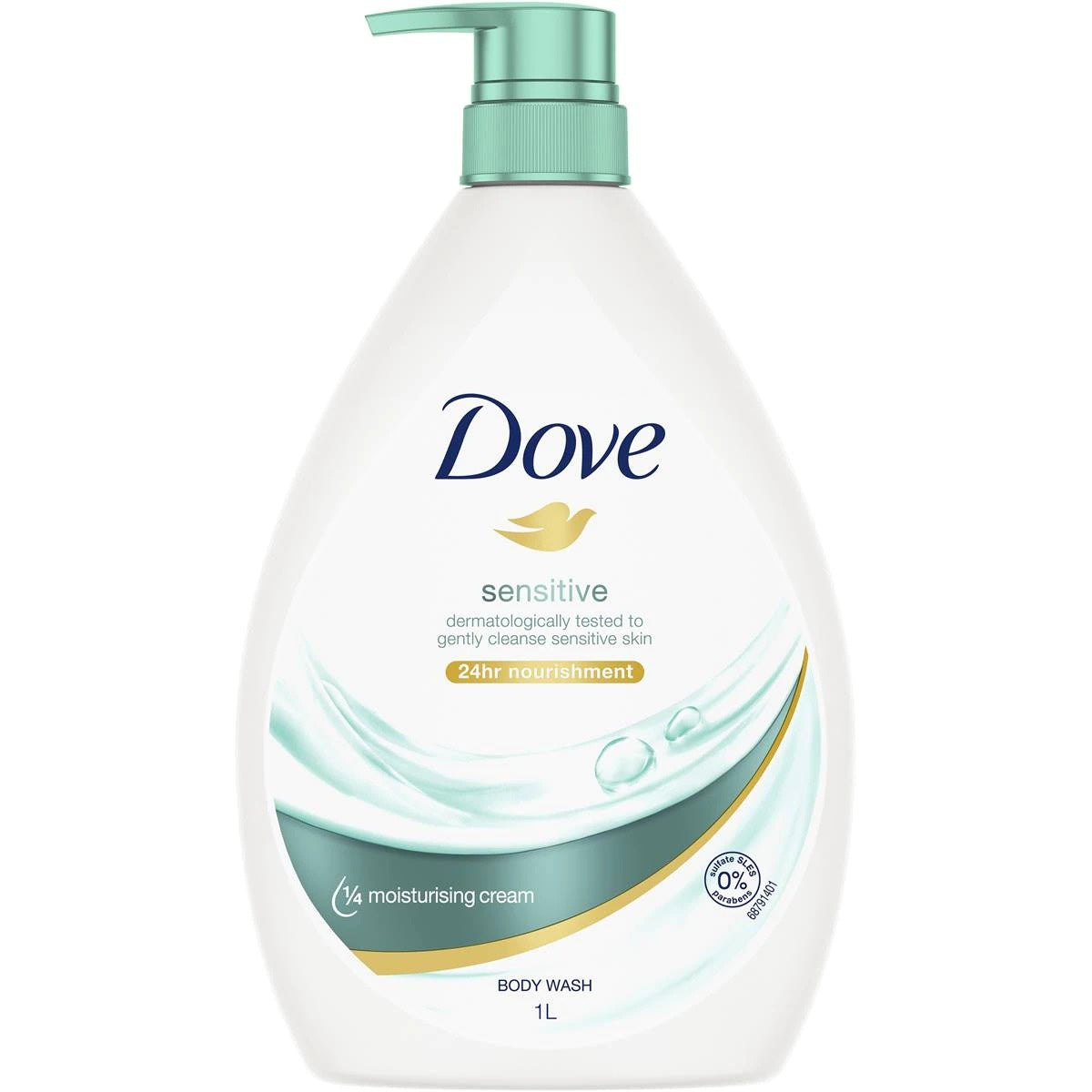 Dove Sensitive Body Wash 1L
