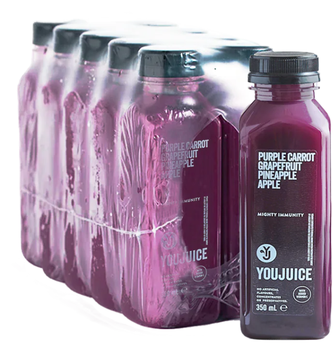 Youjuice Mighty Immunity Purple Carrot, Grapefruit, Pineapple, Apple 350ml