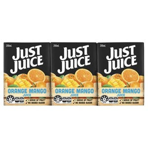 Just Juice Orange Mango Juice 6 x 200ml