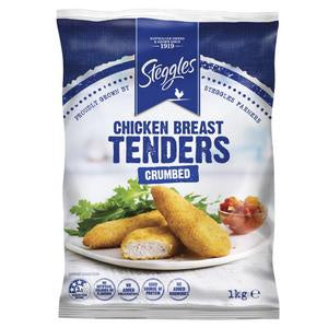 Steggles Crumbed Chicken Breast Tenders 1kg