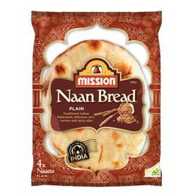 Mission Plain Naan Bread 4pk