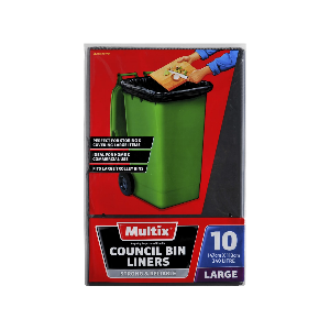 Multix Large Council Bin Liners 240L 10pk