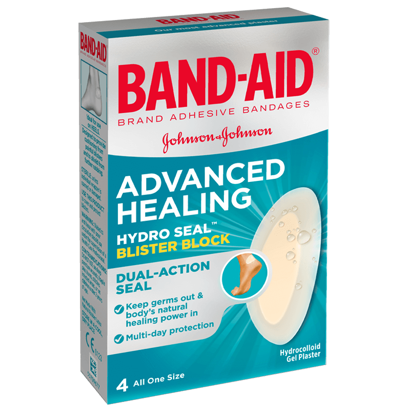 Johnson & Johnson Band-Aid Brand Advanced Healing Blister Block 4pk