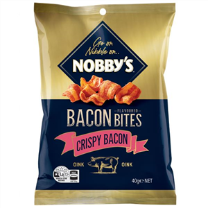 Nobbys Bacon Bites 40g