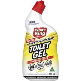 White King Toilet Gel With Stain Removal Lemon 700ml