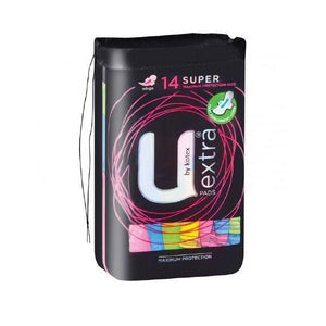 Kotex Maxi Pads Super Wing 14ct