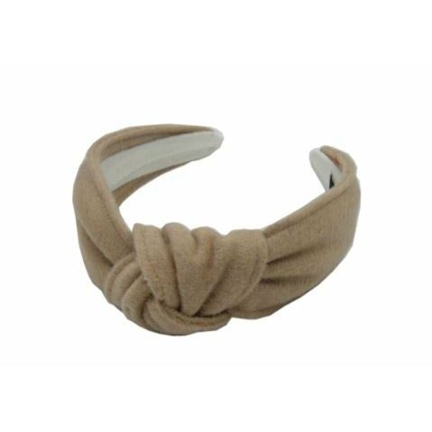 Winter Woollens Knot Headband Beige