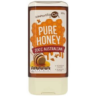 Community Co Pure Honey 100% Aust. 500g