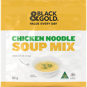 Black & Gold Chicken Noodle Soup Mix 50g